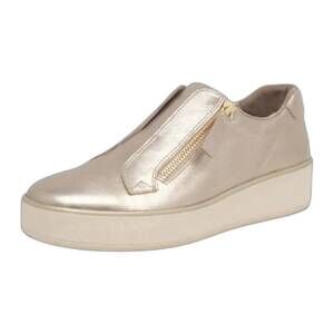 NEW ZIERA women's zikta w sneakers in champaign leather